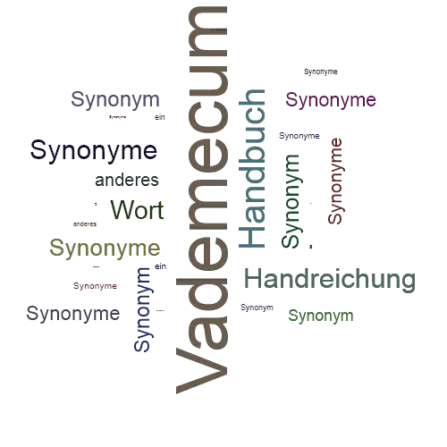 Ein anderes Wort für Vademecum - Synonym Vademecum