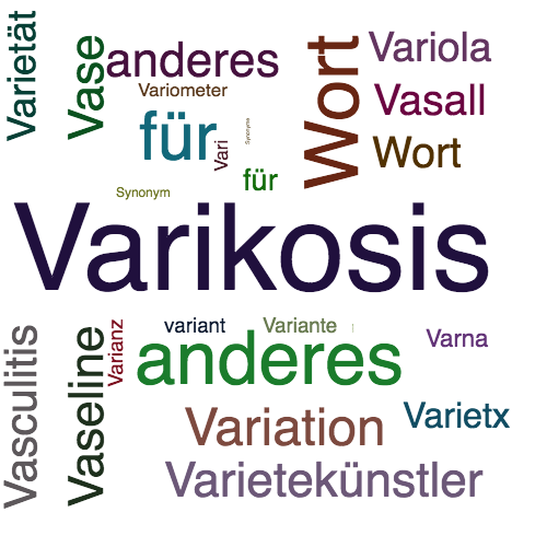 Ein anderes Wort für Varikose - Synonym Varikose