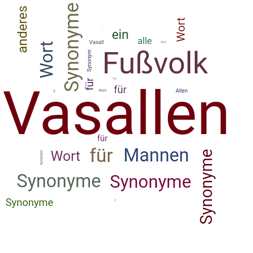 Ein anderes Wort für Vasallen - Synonym Vasallen