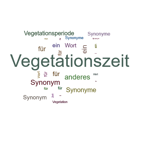 Ein anderes Wort für Vegetationszeit - Synonym Vegetationszeit