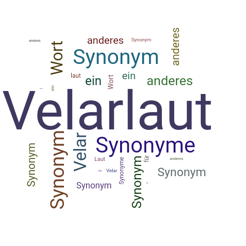 Ein anderes Wort für Velarlaut - Synonym Velarlaut