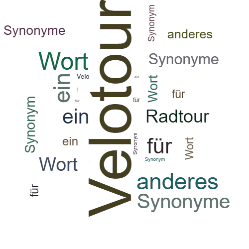 Ein anderes Wort für Velotour - Synonym Velotour