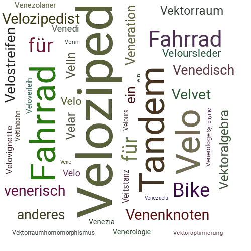 Ein anderes Wort für Veloziped - Synonym Veloziped