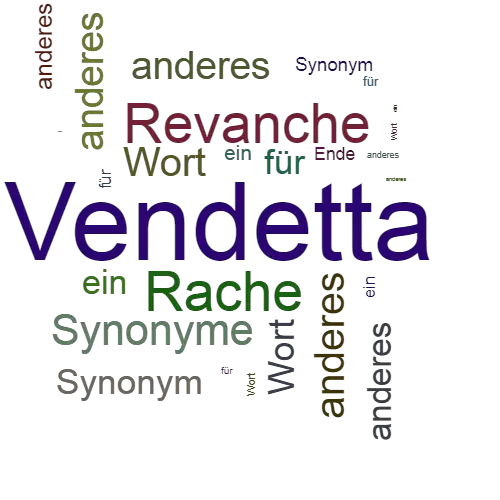 Ein anderes Wort für Vendetta - Synonym Vendetta
