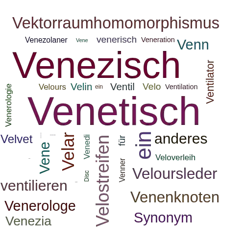 Ein anderes Wort für Venedisch - Synonym Venedisch