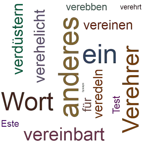 Ein anderes Wort für Verehrteste - Synonym Verehrteste