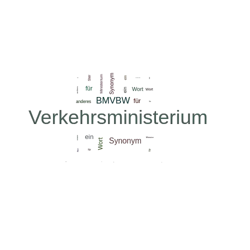 Ein anderes Wort für Verkehrsministerium - Synonym Verkehrsministerium