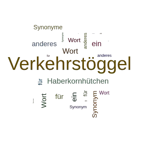 Ein anderes Wort für Verkehrstöggel - Synonym Verkehrstöggel