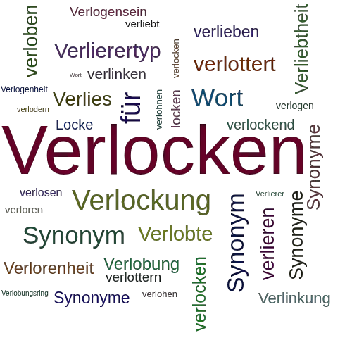 Ein anderes Wort für Verlocken - Synonym Verlocken