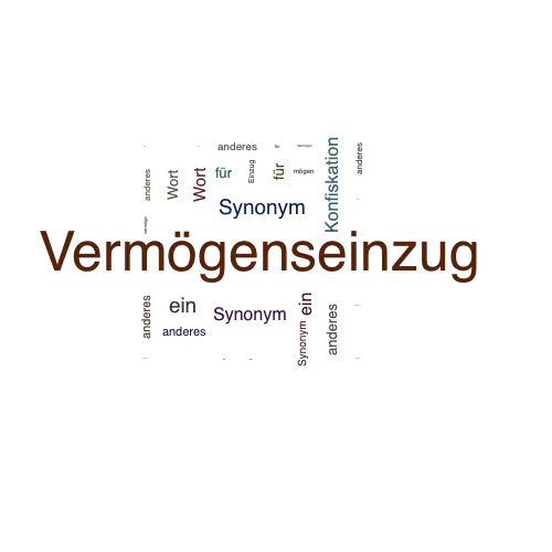 Ein anderes Wort für Vermögenseinzug - Synonym Vermögenseinzug