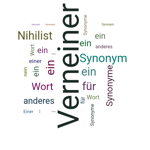 Ein anderes Wort für Verneiner - Synonym Verneiner
