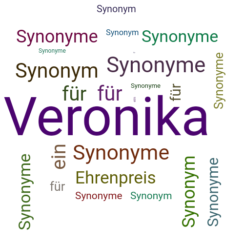 Ein anderes Wort für Veronika - Synonym Veronika
