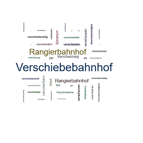 Ein anderes Wort für Verschiebebahnhof - Synonym Verschiebebahnhof