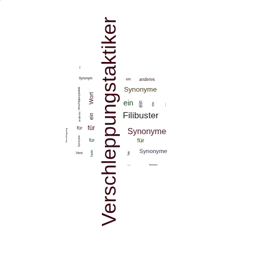 Ein anderes Wort für Verschleppungstaktiker - Synonym Verschleppungstaktiker