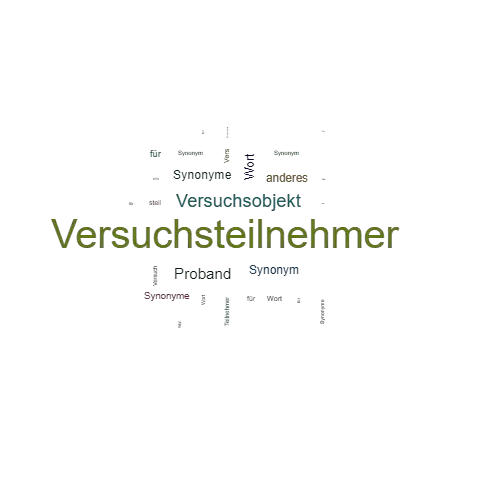 Ein anderes Wort für Versuchsteilnehmer - Synonym Versuchsteilnehmer