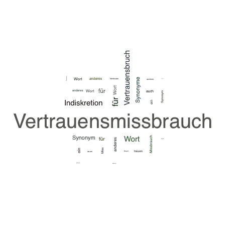 Ein anderes Wort für Vertrauensmissbrauch - Synonym Vertrauensmissbrauch