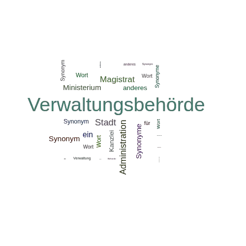 Ein anderes Wort für Verwaltungsbehörde - Synonym Verwaltungsbehörde
