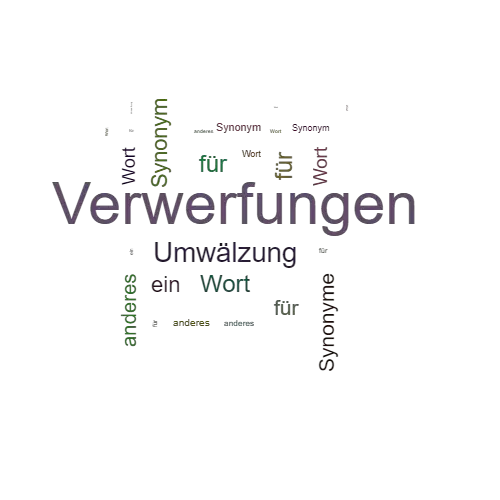 Ein anderes Wort für Verwerfungen - Synonym Verwerfungen