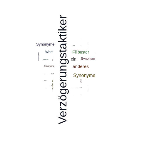 Ein anderes Wort für Verzögerungstaktiker - Synonym Verzögerungstaktiker