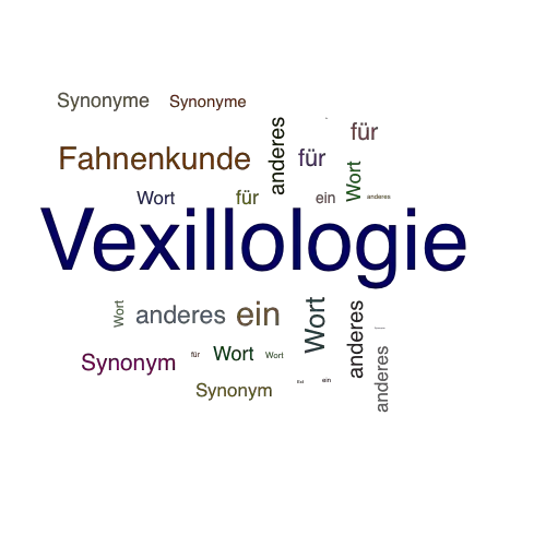 Ein anderes Wort für Vexillologie - Synonym Vexillologie