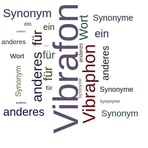 Ein anderes Wort für Vibrafon - Synonym Vibrafon