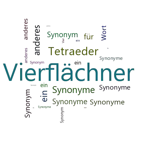 Ein anderes Wort für Vierflächner - Synonym Vierflächner