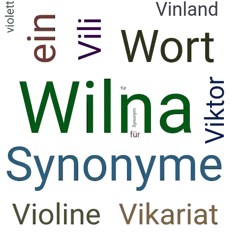 Ein anderes Wort für Vilnius - Synonym Vilnius