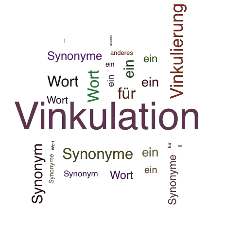 Ein anderes Wort für Vinkulation - Synonym Vinkulation