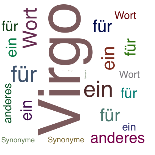 Ein anderes Wort für Virgo - Synonym Virgo