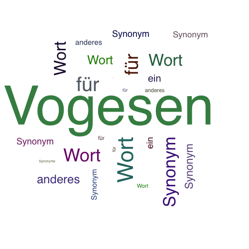 Ein anderes Wort für Vogesen - Synonym Vogesen