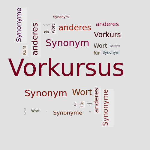 Ein anderes Wort für Vorkursus - Synonym Vorkursus