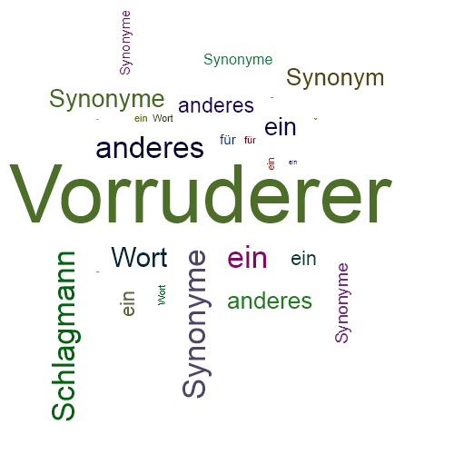 Ein anderes Wort für Vorruderer - Synonym Vorruderer