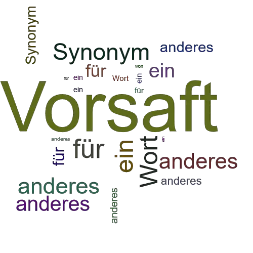 Ein anderes Wort für Vorsaft - Synonym Vorsaft