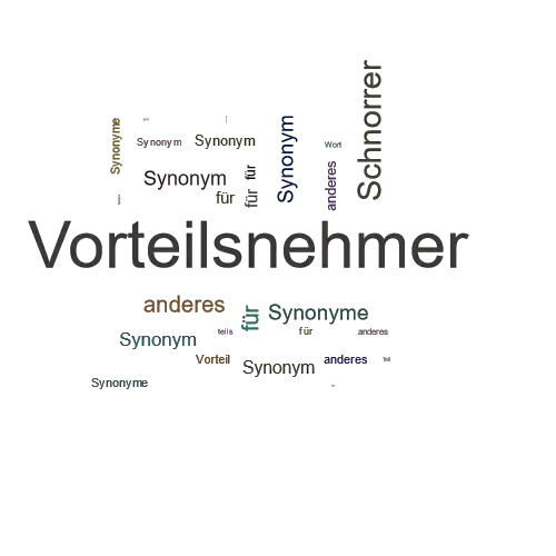 Ein anderes Wort für Vorteilsnehmer - Synonym Vorteilsnehmer