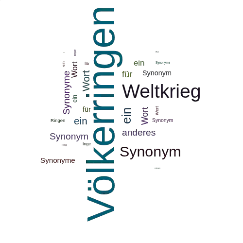Ein anderes Wort für Völkerringen - Synonym Völkerringen