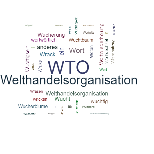 Ein anderes Wort für WTO - Synonym WTO