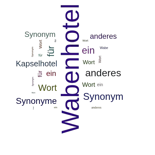 Ein anderes Wort für Wabenhotel - Synonym Wabenhotel