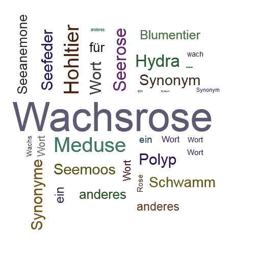 Ein anderes Wort für Wachsrose - Synonym Wachsrose