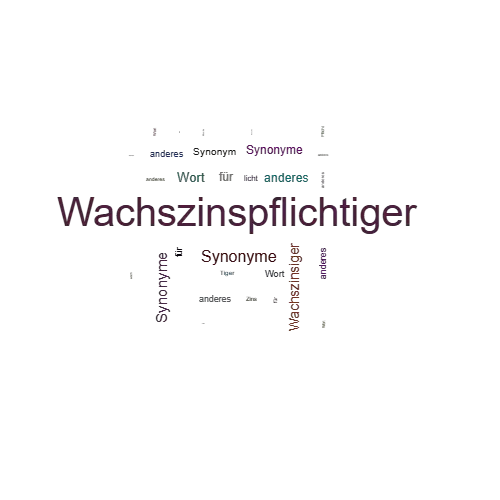 Ein anderes Wort für Wachszinspflichtiger - Synonym Wachszinspflichtiger