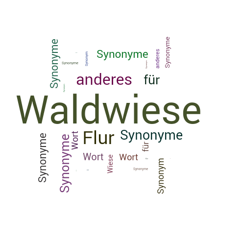 Ein anderes Wort für Waldwiese - Synonym Waldwiese