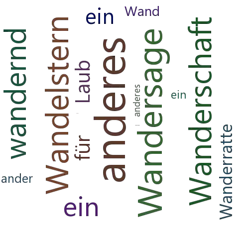 Ein anderes Wort für Wanderlaubsänger - Synonym Wanderlaubsänger