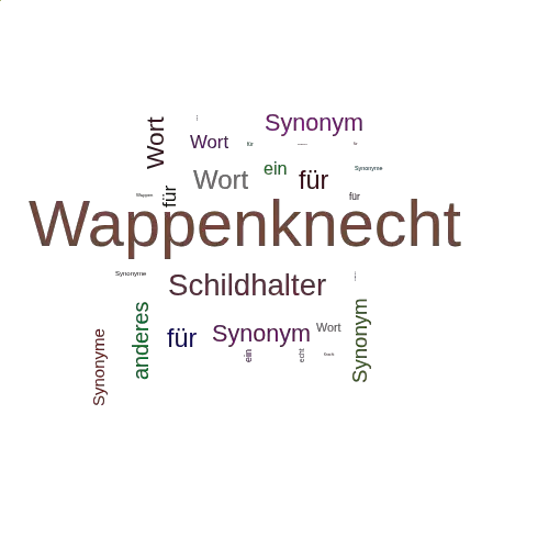 Ein anderes Wort für Wappenknecht - Synonym Wappenknecht