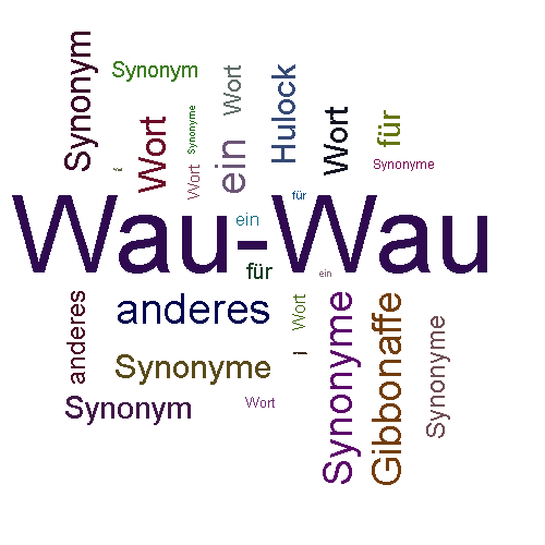 Ein anderes Wort für Wau-Wau - Synonym Wau-Wau