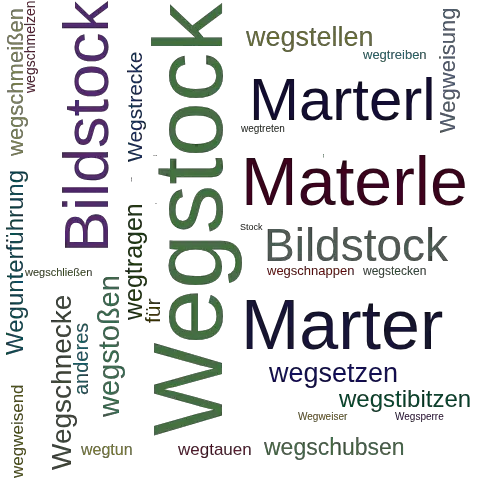 Ein anderes Wort für Wegstock - Synonym Wegstock