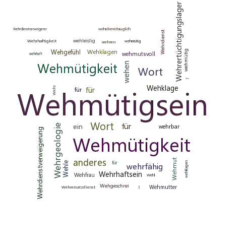 Ein anderes Wort für Wehmütigsein - Synonym Wehmütigsein