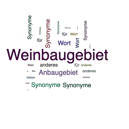 Ein anderes Wort für Weinbaugebiet - Synonym Weinbaugebiet