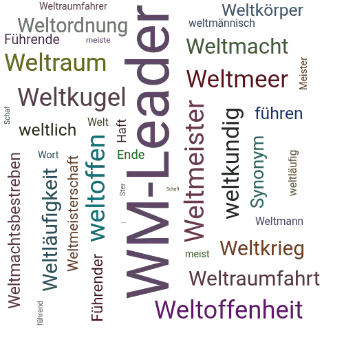 Ein anderes Wort für Weltmeisterschaftsführender - Synonym Weltmeisterschaftsführender