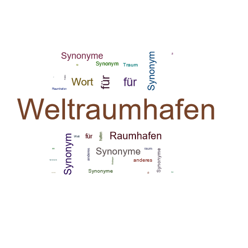 Ein anderes Wort für Weltraumhafen - Synonym Weltraumhafen