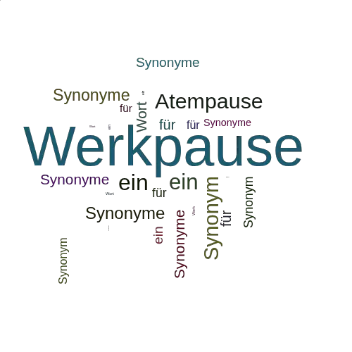 Ein anderes Wort für Werkpause - Synonym Werkpause