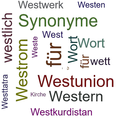 Ein anderes Wort für Westkirche - Synonym Westkirche